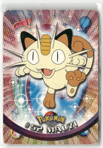 Mauzi 1995 topps pokémon - mauzi,