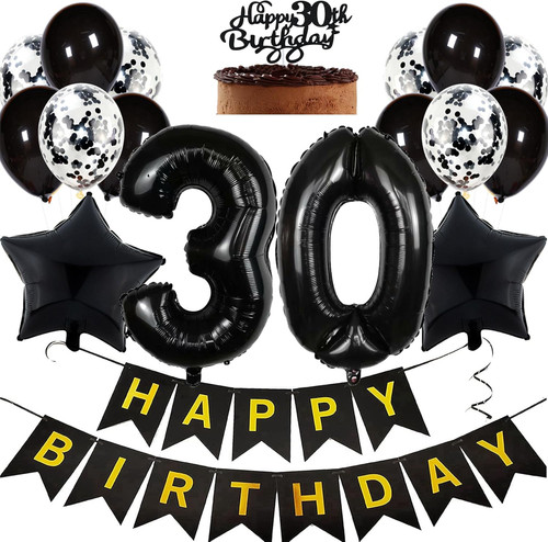 Geburtstagsdeko jahre - 30,