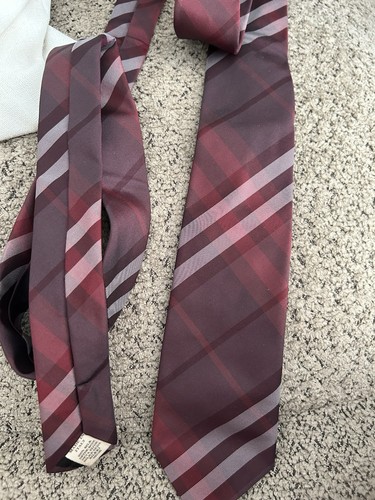 Krawatte burberry bordeaux - krawatte,