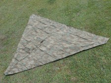 Wehrmacht Zeltplane splittertarn Zeltbahn Splintertarn Tarnzeltplane (Stm)