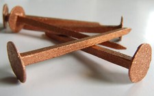 Kupfer Nagel □ Vierkant Konisch Geschmiedet Kupfer Schiefernagel Copper Nails