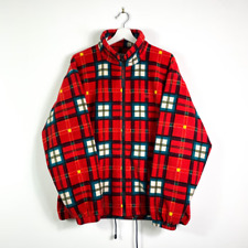 Vintage Fleece Jacke Gr.M/L Herren Bunt Kariert Fleecejacke 90er 90s y2k Retro