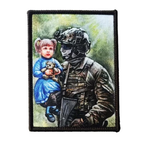 Tactical patch soldat kind - tactical,