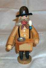 Alter Räuchermann - Leierkastenmann - Erzgebirge - expertic -DDR um1970