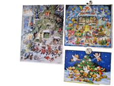 3 x Alter Papier Advent