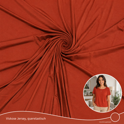 Viskose jersey 100x160cm uni - viskose,