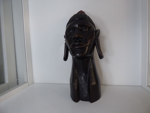 Afrikanische holzfigur büste - holzfigur,