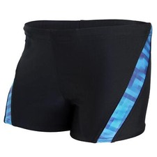 Aquarti Jungen Schwimmhose Kontrastfarbige Einsätze