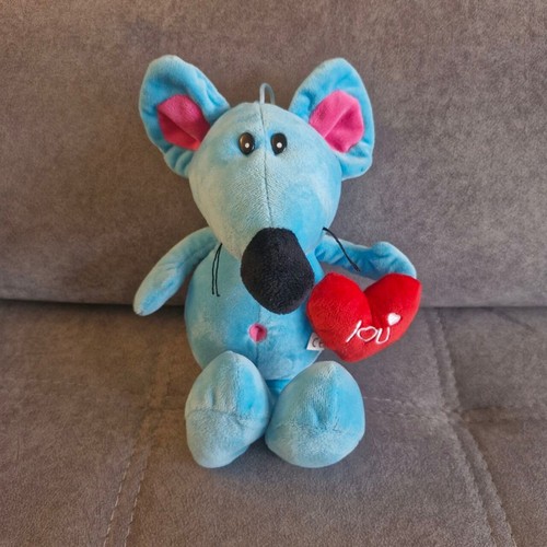 Plüsch maus mit herz - maus,