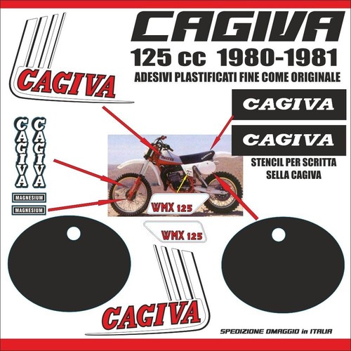 Aufkleber cagiva wmx 125 - aufkleber,