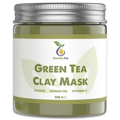 Grüner tee maske 250g - grüner,