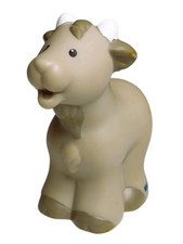 (1013) Fisher Price® Little People Kuh Grau für Bauernhof Stall