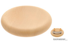 Holz Geldteller Kassierteller rund 20 cm Kräuterbrett Hackbrett Schneidebrett