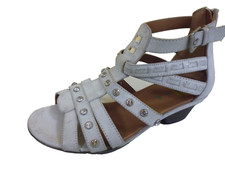 SCHUHE GLADIATOR  SANDALETTE SANDALEN  LEDER  Wellness Gr. 36 ( 3,5 ) W G 