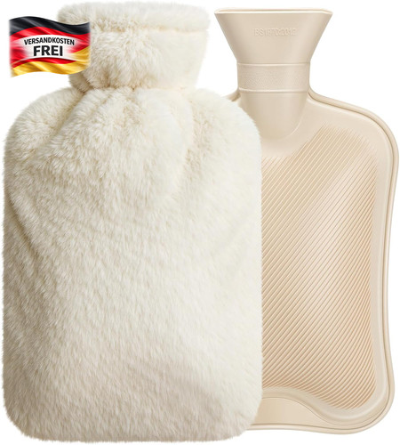 Wärmflasche mit bezug aus - wärmflasche,