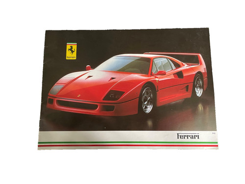 Prospekt brochure ferrari f40 - brochure,