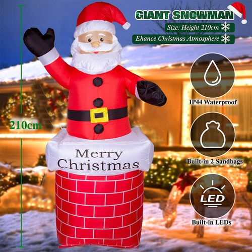 210cm weihnachtsmann - 210cm,