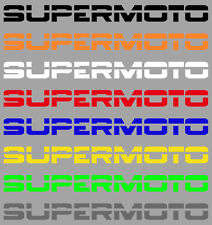 Aufkleber Sticker Supermoto Schriftzug f. Motorrad Auto etc.  in diversen Farben