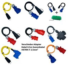 CEE-Adapter  Stromadapter  Kraftstromadapter  Starkstromadapter Camping Kombi