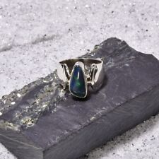 Schwarz Opal Ring, 925er Silber, Edelsteinring (22739), Edelsteinschmuck