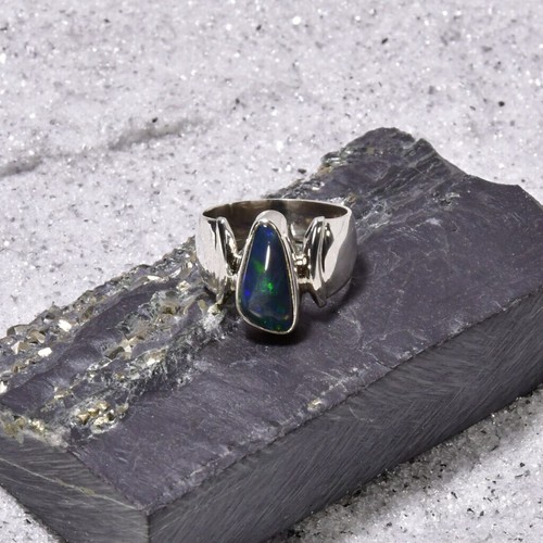 Schwarz opal ring 925er - ring,,