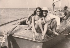 Vintage Foto Schöne Frau im