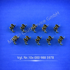 10xKlammer Zierstab Tür oben