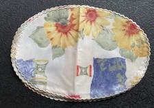 6 Platzdeckchen oval