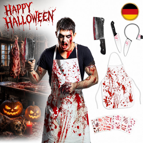 Halloween metzger kostüm - halloween,