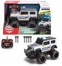 Dickie ferngesteuertes Auto Polizei Go Real SOS RC Suzuki Jimny Police 203714028