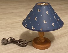 Tischlampe Leuchte Holzfuß Fensterbanklampe Enten Vintage 80er E14  gut erhalten
