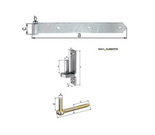 Edelstahl Kloben / Ladenband
