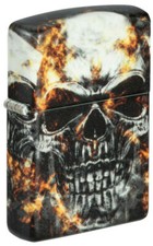 ZIPPO SMOKY SKULL DESIGN 540°