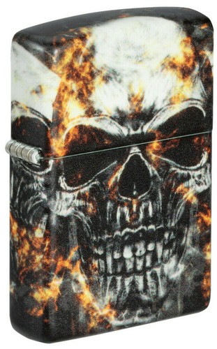 Zippo smoky skull design - design, 540°