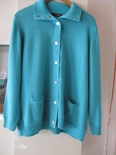 Pulli/Jacke Türkis Größe 48, Gollehaug Collektion