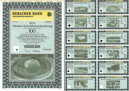 Berliner bank 1993 berlin - berliner,