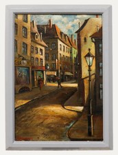 Gerhard Windisch (1895-1961) - Gerahmtes Öl, Früher Morgen In Der Stadt