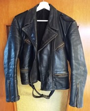 Vintage Motorrad Lederkombi/Anzug