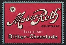 Reklamemarke Moser-Roth