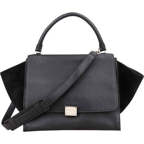 Celine grained suede leather - celine,
