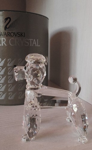 Original swarovski pudel - pudel, figur