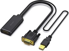 BENFEI VGA Eingang zu HDMI Ausgang Adapter, 1080P Unidirektional Konverter