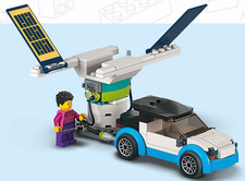 Lego E-Auto + Ladesäule + 1