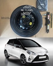 Ersatzrad Notrad 15" fùr TOYOTA YARIS 4-Loch Wagenheber Schlüssel und Tasche