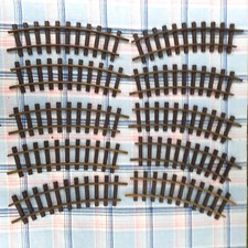 10 x LGB Gleise 1100, gebogen