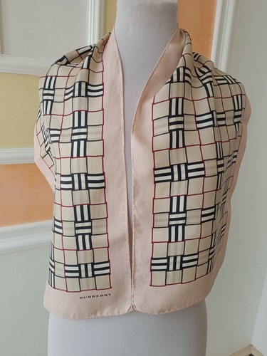 Burberry seidenstola vintage - vintage, .