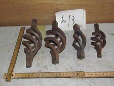 4 x Schmiedeeisen Quadratstahl Zwiebel-Wirbel f Fenstergitter- Balkongeländer Tr