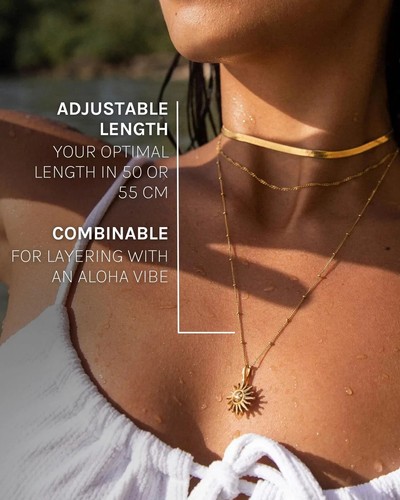 Purelel necklace sun gold uvp - purelel,