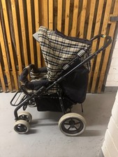 Teutonia Kinderwagen dunkelblau/beige inkl. Zubehör