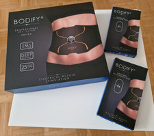 Bodify® EMS Bauchtrainer Pro inkl. 2x Ersatzpads 4er Set * Muskelaufbau